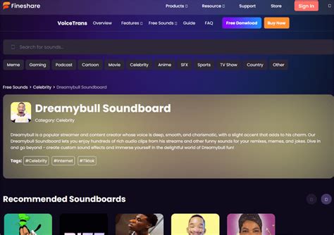 dreamy bull soundboard|Dreamybull (very loud)